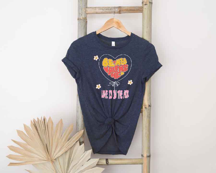 Soar into Love: "Heart Shape Balloon" Valentine's Day Tee! 🎈💖