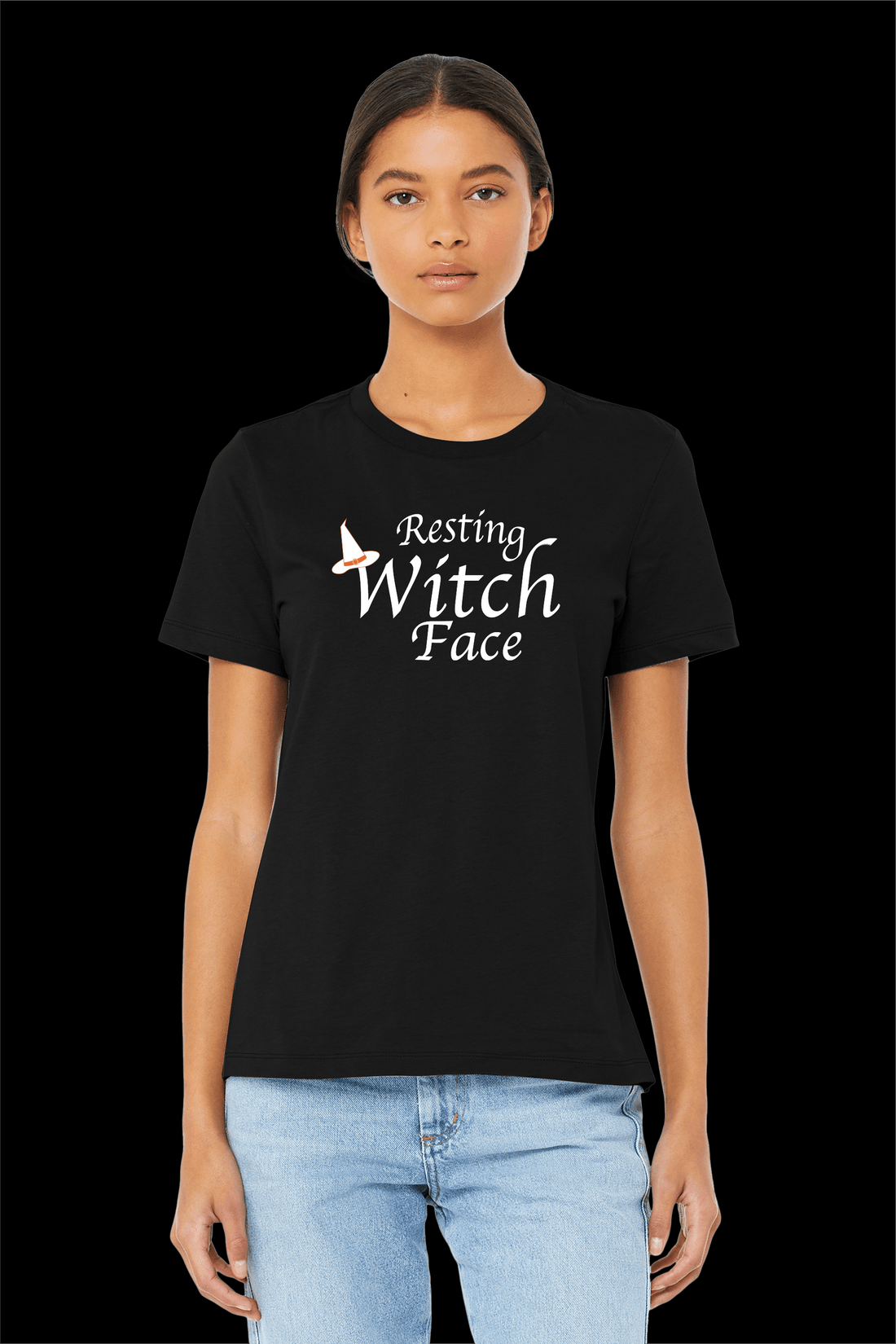 Embrace Your Inner Witch with our "Resting Witch Face" T-Shirt! ✨🎃