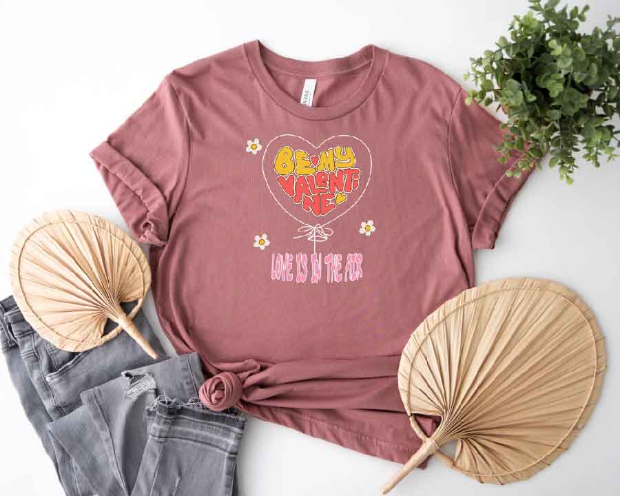 Soar into Love: "Heart Shape Balloon" Valentine's Day Tee! 🎈💖